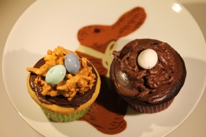Easter Nest Cupcakes 